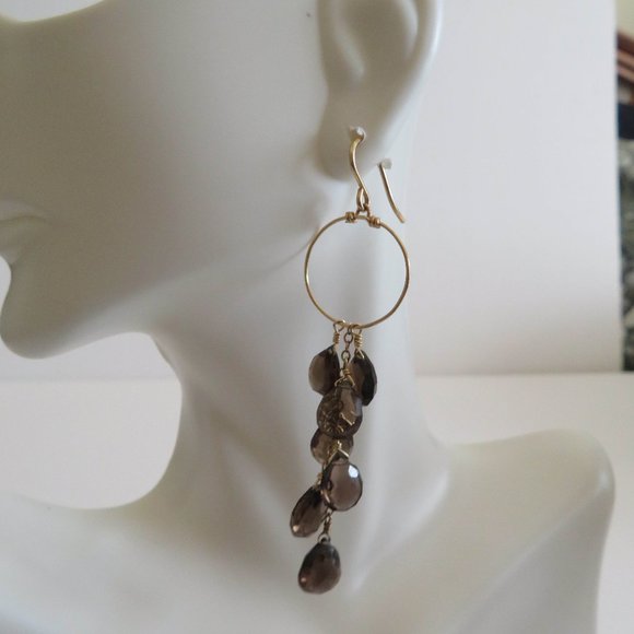 Jewelry - 🔥HP🔥 Beaded Drop Dangle Earrings, EUC